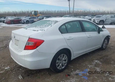 2012 Honda Civic Lx z USA, uszkodzony, nr VIN 19XFB2F58CE347087